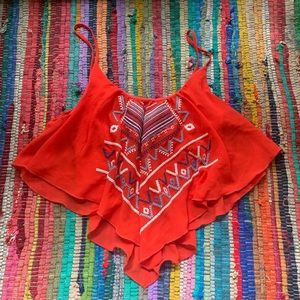 cute boho summery crop top